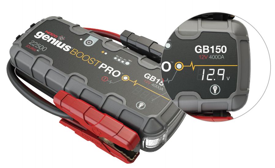 GB150 Portable Lithium Battery Jump Starter Battery Booster Box Voltmeter